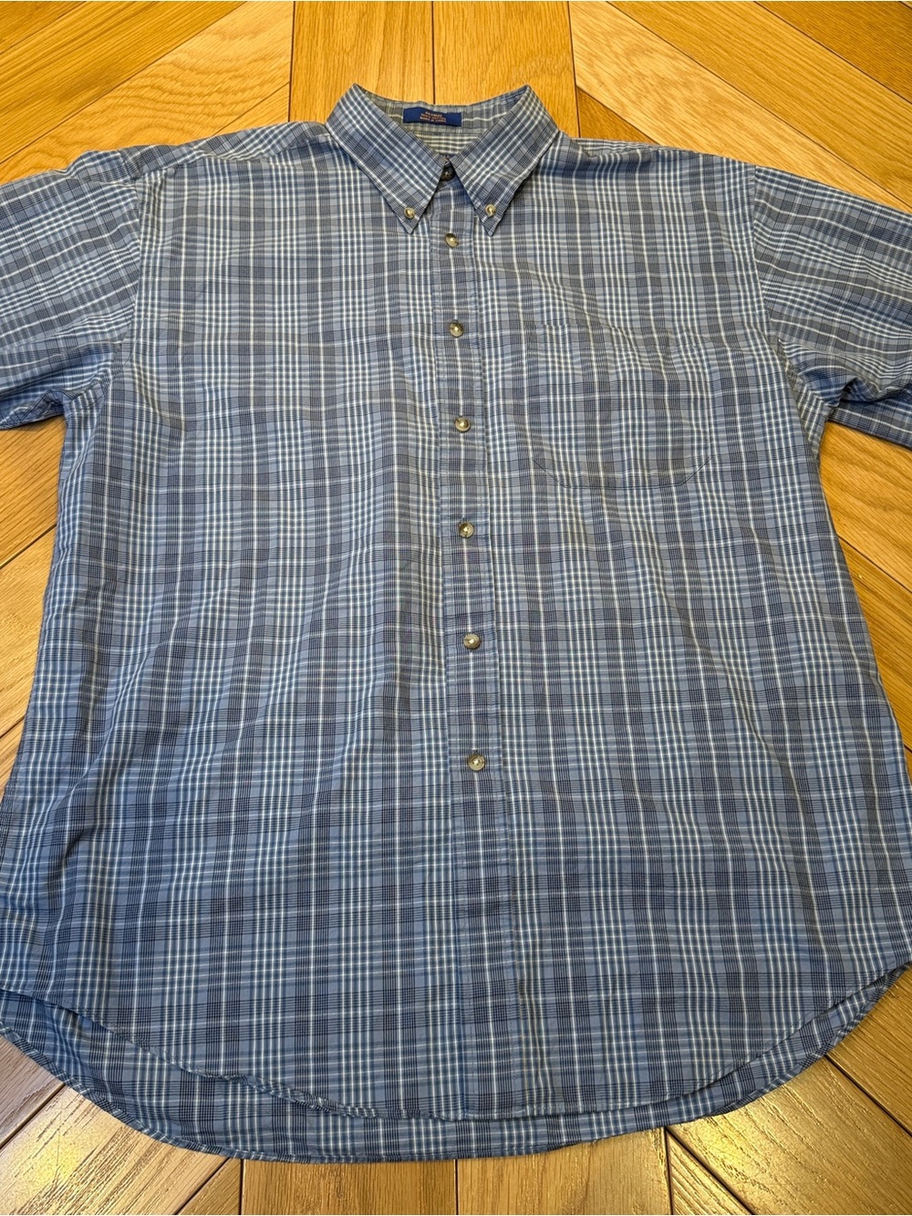 Pendleton Men's Blue Plaid Button-Down Shirt